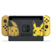 Refurbished Nintendo smptypk_baseitems Switch Console Eevee Edition Bundle with Pokemon: Let's Go Eevee Poke Ball Plus