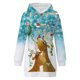 thumbnail image 4 of Vestidos de Navidad Para Mujer Moda Casual Manga Corta Cuello Redondo Sólido Ahueca Hacia Fuera Maxi Vestido Largo Suelto Odeerbi ODB198816, 4 of 5