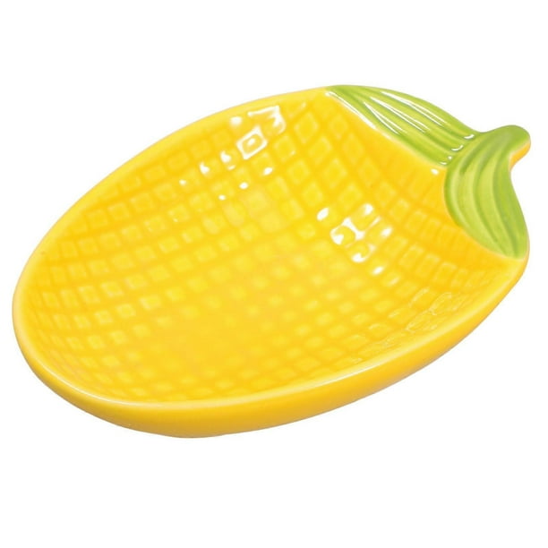 Ceramic Serving Plate Cute Ceramic Dish 11.50X8.10X2.50CM Small Serving Dishes Dining Table 1Set