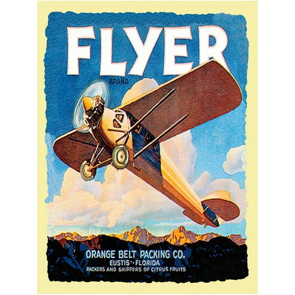 Flyer Metal Sign