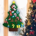 thumbnail image 1 of DIY árbol de Navidad puerta pared 3D estéreo fieltro colgantes regalos adornos decoración (A) Sywqhk Libre de BPA, 1 of 5