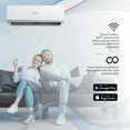 thumbnail image 5 of Premium Levella® 24,000 BTU 20 SEER2 Ductless Mini-Split Inverter+ Air Conditioner Heat Pump System Full Set 220V. WIFI Included., 5 of 22