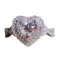thumbnail image 3 of Rings for Women Plated Zircon Stone Ring, Luxury Micro Inlaid Heart-Shaped Simulation Diamond Ring, Engagement Wedding Band Ring for Women Size 7 Valentine's Day Gifts, 3 of 8