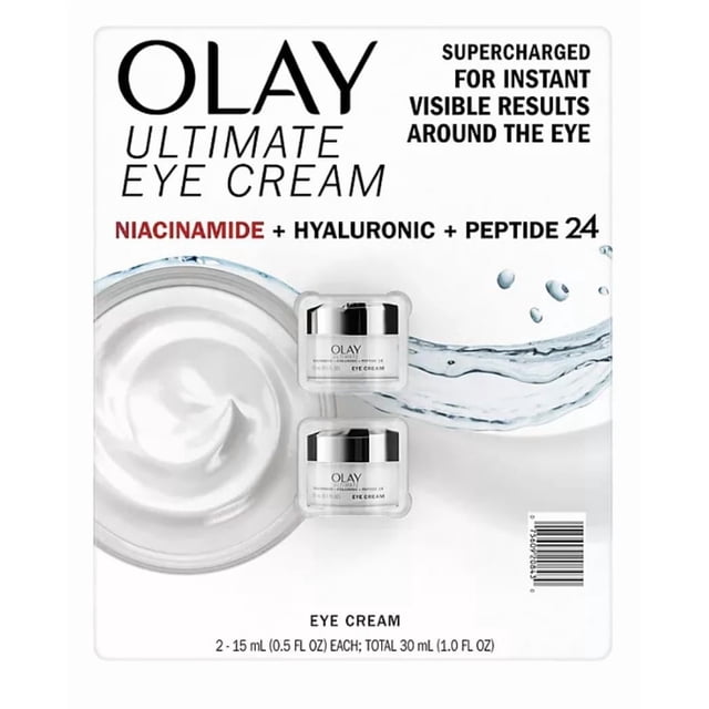Crema para ojos Olay Ultimate Niacinamida + Hialurónico + Péptido 15 ml