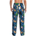 thumbnail image 2 of Bixox Men's Different Cats Christmas Patterned Pajama Pants with Pockets Lounge Clothes for Home, 2 of 5