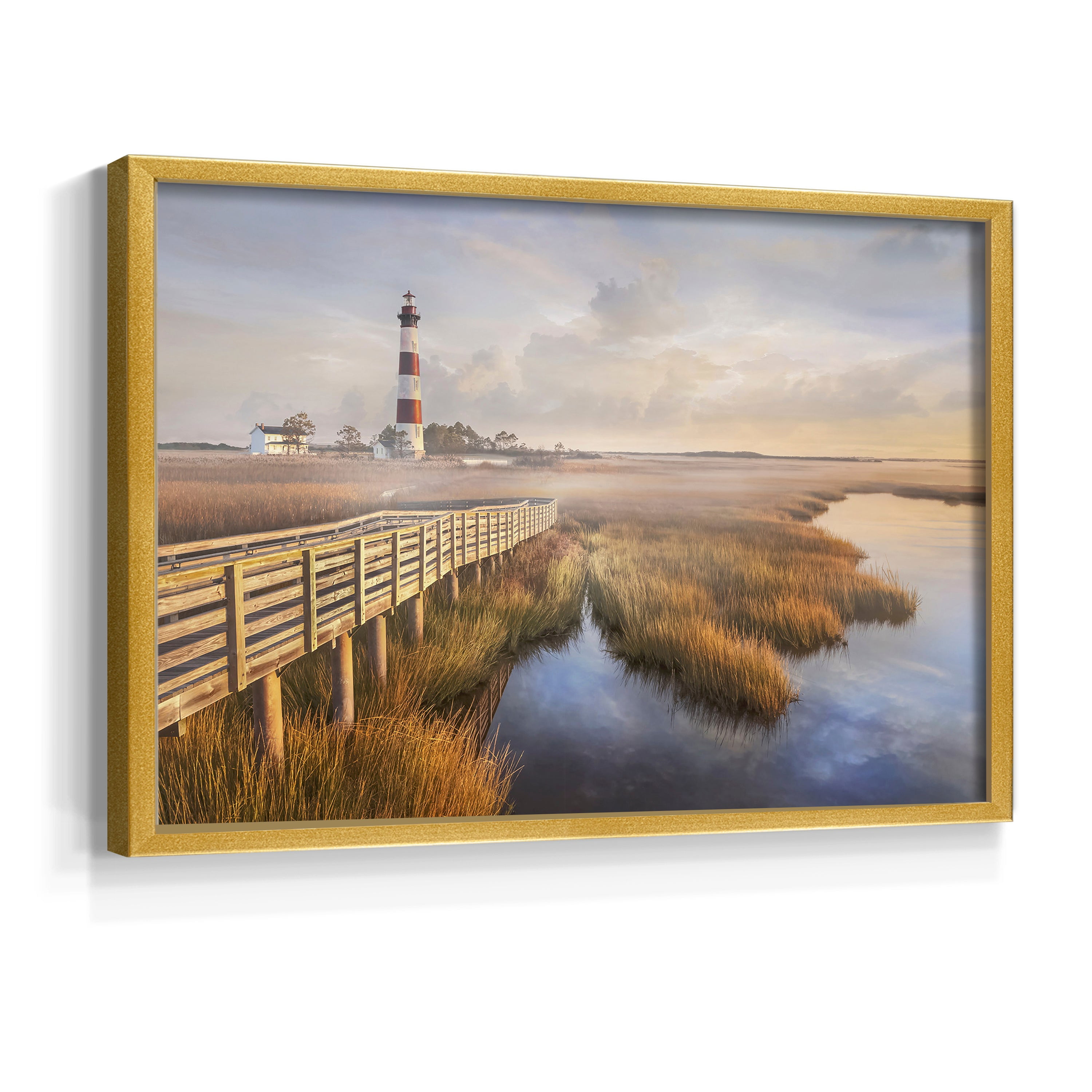 Private Path II by Mike Calascibetta - Restickable Framed Giclée Print