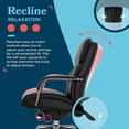 thumbnail image 5 of La-Z-Boy Symphony Executive Office Chair Bonded Leather Black and Graphite, 5 of 8