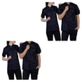thumbnail image 1 of Bearachild Cotton Chef Uniform Shirts for Men Home Chef Jacket Adjustable Bands Supplies Buttons Sweat For Grill Restaurant Butcher Type3 NO3, 1 of 6