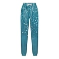 thumbnail image 2 of Women's Joggers, Drawstring Loose Fit Pants with Color Block Print, Casual Comfort for Daily Wear and Light Exercise, 2 of 5