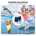 thumbnail image 6 of Uemuo Christmas Fir Tree Pattern Mens Swim Trunks Quick Dry Board Shorts with Mesh Lining, Stretch Beach Shorts Quick Dry No-Chafing Board Shorts-Large, 6 of 9