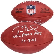 Tom Brady Tampa Bay Buccaneers Autographed Wilson Full Color Duke Pro Football with "NFL Pass Rec 10/3/21" Inscription - Fanatics Authentic Certified