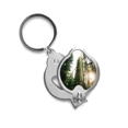 thumbnail image 1 of Green Forestry Science Nature Scenery Finger Nail Clippers Scissor Stainless Steel Cutter, 1 of 3