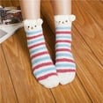 thumbnail image 2 of Loritta Women Cozy Fuzzy Socks, Winter Crew Warm Ankle Girls Slipper Socks 3 Pairs, 2 of 7