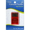 Dritz Assorted Size Universal Machine Needles, 10 Piece