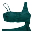 thumbnail image 3 of Traje de Baño Ocean Pacific para Mujer Tankini, Estilo Asimétrico, Tirante Ancho Verde Talla EG 2 Piezas, 3 of 4