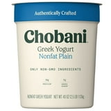Chobani Plain Nonfat Greek Yogurt, 40 oz.