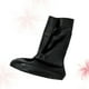 thumbnail image 3 of Botas de lluvia Plástico Impermeable Cubierta para zapatos altos Defensa contra la nieve Resistencia al deslizamiento Resistencia a la abrasión Cubierta para zapatos Tamaño XXL Negro, 3 of 5