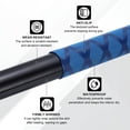 thumbnail image 4 of 4 piezas de tubo termocontraíble de 3.3 pies y 0.59" de diámetro para cañas de pescar, envoltura de agarre antideslizante e impermeable de 15 mm para deportes y fitness, Tubo X Negro, 4 of 6