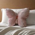 thumbnail image 7 of Meggemo Cute Butterfly Plush Pillow Soft Fluffy Decorative Cushion Comfortable For Sofa Bedroom Living Room Office Home Decor Relaxation And Daily Snuggling, 7 of 7