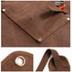 thumbnail image 5 of Delantal de bricolaje con portaherramientas multibolsillo Delantal de trabajo de lona encerada, delantal unisex resistente al agua y a la cera, ideal para ingenieros, carpinteros, artesanos y, 5 of 5