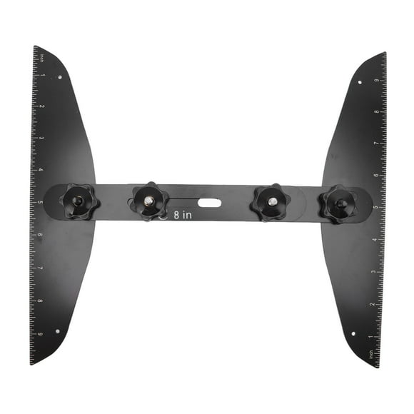 Stair Tread Template Tool, Easy Operation Stair Treads Gauge For Risers Black Set