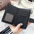 thumbnail image 2 of WIZUTIZ Wallet for Women Womens Card Case Purse Zipper Pockets Medium Solid Bags Waterproof Durable Bag 1 PC Black, 2 of 2