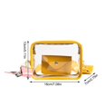 thumbnail image 3 of ibiyuan Clear Bag for Stadium Events, Small Clear Crossbody Purse Handbag for Concert Sport Events, 3 of 8