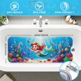 thumbnail image 2 of Tapete de baño para bebé Elisstaence 102 x 41 cm antideslizante con sirena, 2 of 9