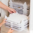 thumbnail image 2 of 10PCS T Shirt OrganizerStackable Closet Organizer, 13”*11” Stackable Closet Organizer, Sturdy Multi-Layer Design for Efficient Closet and Drawer Organization, 2 of 5