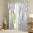 thumbnail image 3 of Castle Fairy Gradient Bling Glitter Blackout Curtains Set of 2 (52x84 Each) for Women Men Teens,Sparkling Sequin Window Curtains,Dreamy Princess Curtains and Drapes,Super Cozy Room Decor, 3 of 6