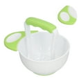 thumbnail image 4 of Ftory Baby Mash Serve Bowl,Baby Food Masher Bowl Set Non Slip Long Bowl Handle Fruit Vegetable Puree Mash Bowl With Grinding Rod,Baby Food Mash Bowl, 4 of 8
