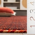 thumbnail image 5 of Safavieh Montauk Bijar Solid Cotton Area Rug, Orange/Black, 2'3" x 4', 5 of 11