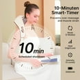 thumbnail image 4 of [Wireless Neck Massager] Wireless Neck Massager With Simulated Hand Massage | Deep Kneading, 3 Intensity Levels, 10-Min Auto Shutoff, 35dB Quiet, Hands-Free Strap Design | Ideal Valentine's & Birthda, 4 of 6