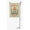 thumbnail image 4 of Printtoo Tan Welcome To Our Campsite Outdoor Camping Flags Personalized Outdoor GardenFlagsCamp Decor Accessory Double SidedFlags12.5x18 Inches, 4 of 4