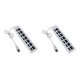 thumbnail image 2 of Advancent Hub USB Multi puerto USB 4/7 puertos Hub USB de alta velocidad Hab con interruptor de encendido/apagado divisor USB para PC accesorios de blanco 7 USB 2piezas Advancent CBP033151, 2 of 5
