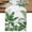 White, Green, Lime, variant on Tropical Leaves Short Table Runner 36 Inches Long,Summer Green Botanical Plants Branches Cotton Linen Table Runners Dresser Scarves,Fabric Tabletop Scarf Furniture Cover for Home Dinner Party 13"x36"