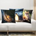 thumbnail image 4 of Zeus Peach Skin Pillow Case Cushion Cover Animal Pattern Printed Home Decoration, 4 of 7