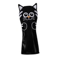 thumbnail image 2 of Almencla Housses de Tête de Club de Golf, Putter à Maillet, Motif Chat, Accessoires, Couvre-Tête de Queue de Putter, Conducteur Noir, 2 of 8