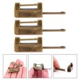 thumbnail image 3 of MasteelfCA 3 Sets Premium Zinc Alloy Padlocks Simple Antique Padlocks Wooden Box Locks, 3 of 7
