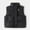 16Black, variant on Hicidod Toddler Down Vest Lightweight Fashion Solid Color Zipper Button Puffer Jackets Winter Warm Sleeveless Casual Coats