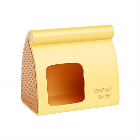 Hamster/Gold Bear/Dwarf Sugar Glider Shelter/Iggy Ceramic Yellow Small Animal House,Summer Cooling Supplies