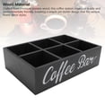 thumbnail image 3 of Coffee Station Organizer, Coffee Bar Organizer Countertop Coffee Pods Holder Coffee Station Storage Box with Divider for Countertop Farmhouse, 3 of 7