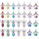 thumbnail image 1 of 28 colgantes de alas de ángel de colores, colgantes de cristal con forma de alas de ángel., 1 of 7