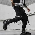 thumbnail image 2 of Niepce Inc Black Streetwear Men's Techwear Pants, 2 of 6