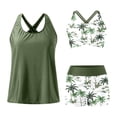 thumbnail image 6 of HUAXUN Tankini Swimsuits Cute Swimsuit Tummy Control Swimsuits for Women Full Coverage Adjustable Straps 3 Piece Swimsuit Tummy Control Bathing Suit, 6 of 6