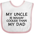 thumbnail image 3 of Inktastic My Uncle is Waaay Cooler Than My Dad Boys or Girls Baby Bib, 3 of 4