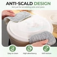 thumbnail image 5 of Reusable Heavy Duty Cleaning Cloth for Dishes Pots Pans Sink Kitchen Cookware,Multipurpose Wire Dishwashing Cloth, Double-Sided Non Scratch Stainless Steel Dishcloth, 5 of 6