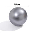 thumbnail image 2 of Total Body Balance Ball Kit - Includes Anti-burst Stability Exercise Yoga Ball, Air Pump Red 55cm, 2 of 5