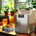 thumbnail image 4 of Advwin Nugget Ice Maker Machine Countertop, 44Lbs/24H, Self-Cleaning,  Home/Kitchen/Office, Silver, 4 of 6