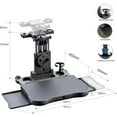 thumbnail image 6 of Steering Wheel Desk Car Food Eating Tray Table,Car Laptop Desk with Phone/Tablet/Cup Holder for SUVs,Trucks & Vans, 6 of 7